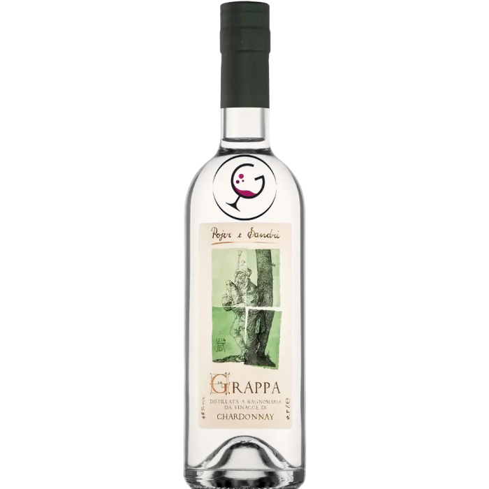 GRAPPA POJER & SANDRI CHARDONNAY 48% CL.70