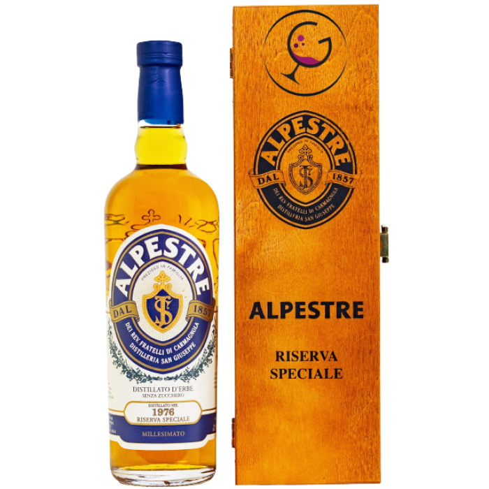 ALPESTRE DISTILLATO D'ERBE RISERVA 1976 49,6% CL.70 LEGNO