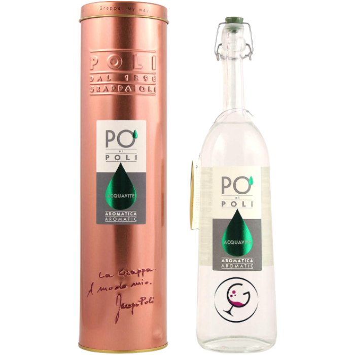 GRAPPA J.POLI PO' AROMATICA (GEWURZ) 40% CL.70 TUBO