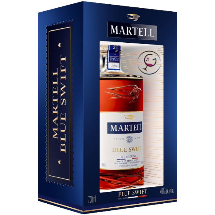 COGNAC MARTELL BLUE SWIFT 40% CL.70