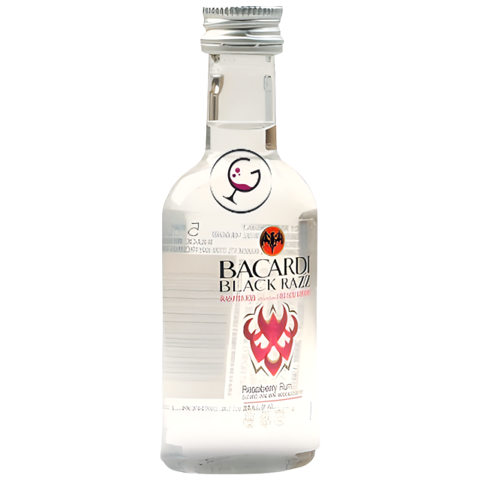 BACARDI mignon BLACK RAZZ 35% ML.50x10pz PET