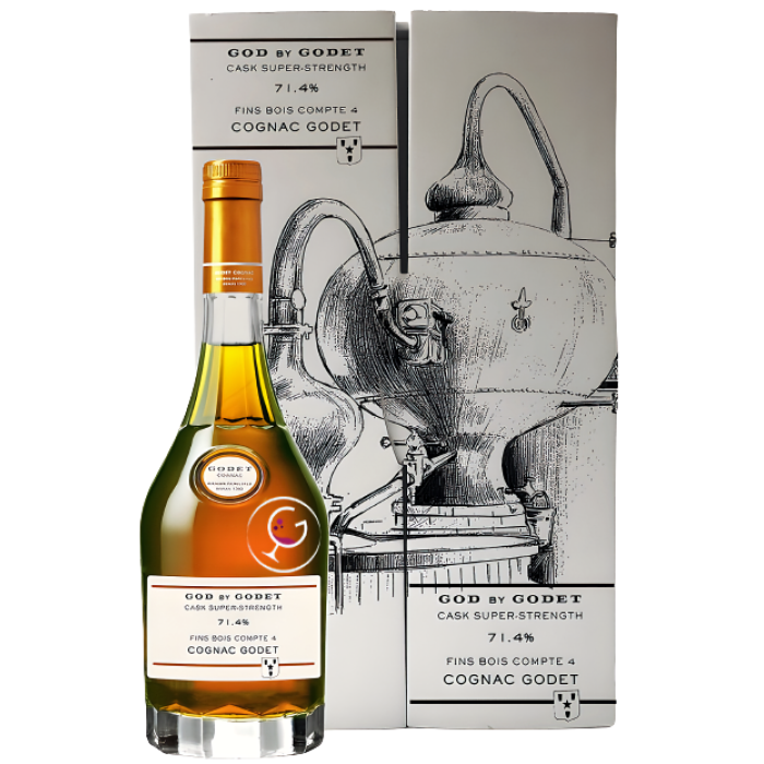 COGNAC GODET GOD CASK SUPERSTRENGHT 71,4% CL.35 GB #