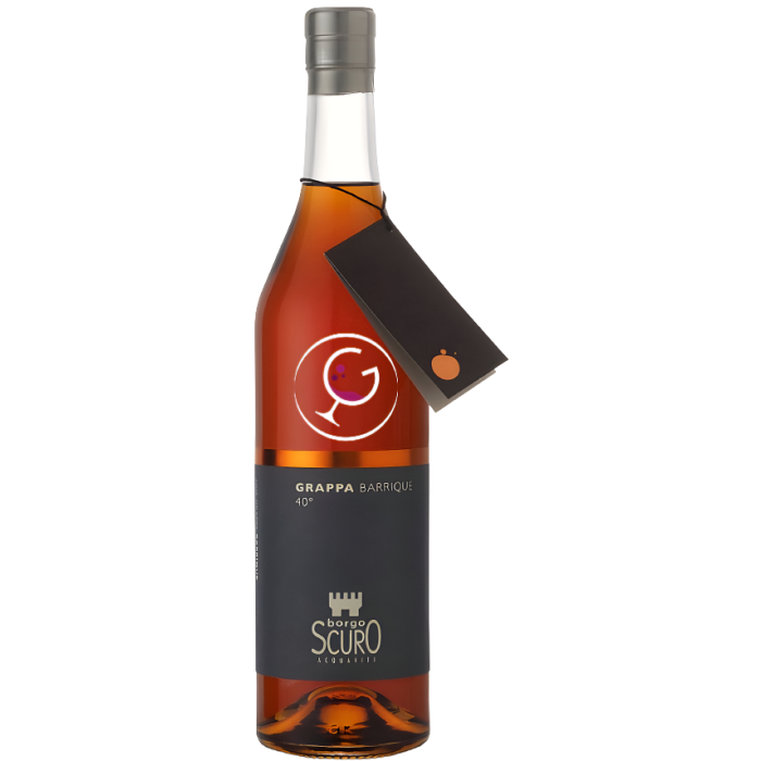 GRAPPA BORGOSCURO BARRIQUE 40% CL.70