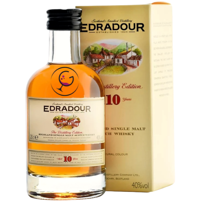 WHISKY flask EDRADOUR 10Y 40% CL.20