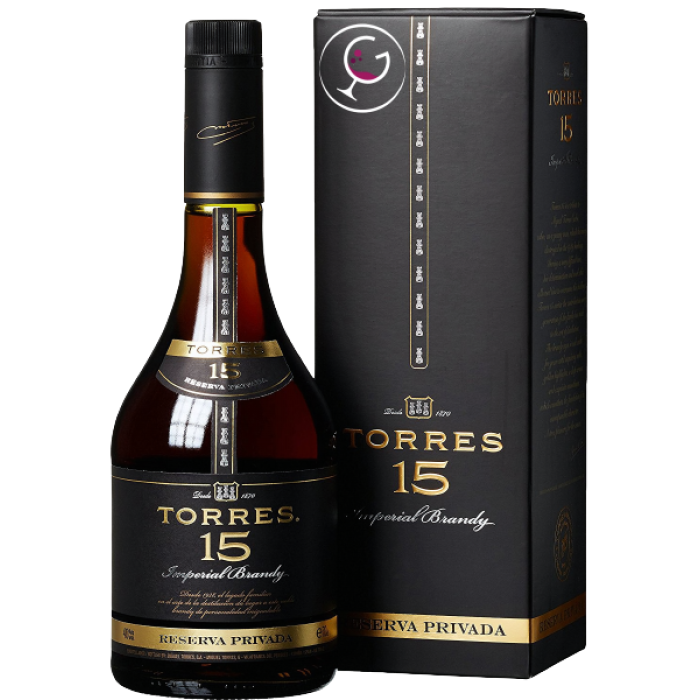 BRANDY TORRES 15 RESERVA PRIVADA 40% LT.1 GB