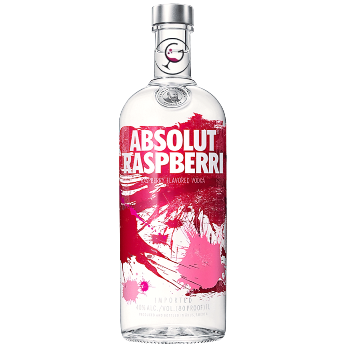 VODKA ABSOLUT RASPBERRI 40% LT.1