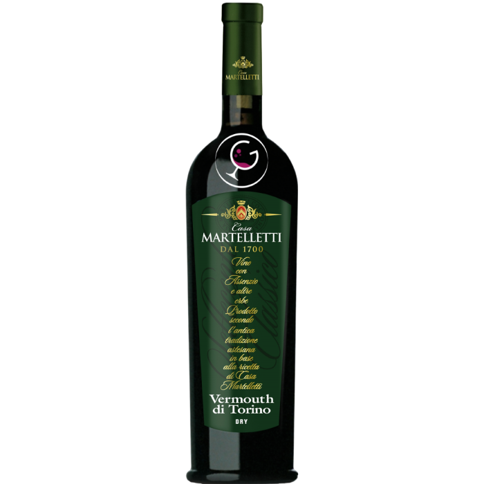 VERMOUTH MARTELLETTI DRY 18% CL.75