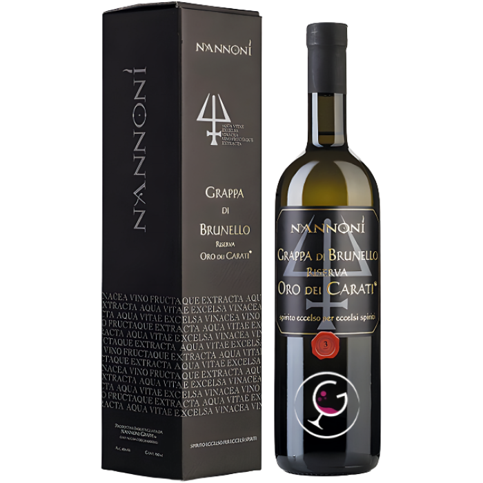 GRAPPA NANNONI RISERVA ORO DEI CARATI 40% CL.70