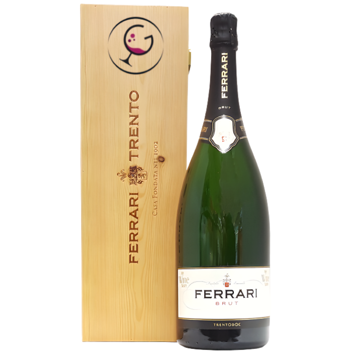 SPUMANTE salman FERRARI TR.DOC BRUT LT.9 LEGNO