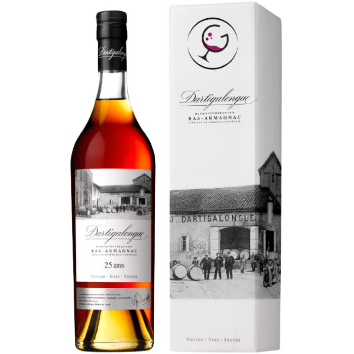 BAS ARMAGNAC DARTIGALONGUE 25Y 40% CL.70 LEGNO