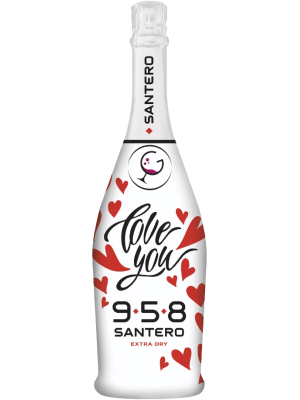 SPUMANTE SANTERO 958 LOVE VALENTINE'S CL.75 BT CUORI