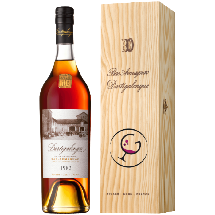 BAS ARMAGNAC DARTIGALONGUE MILL.1982 40% CL.70 LEGNO