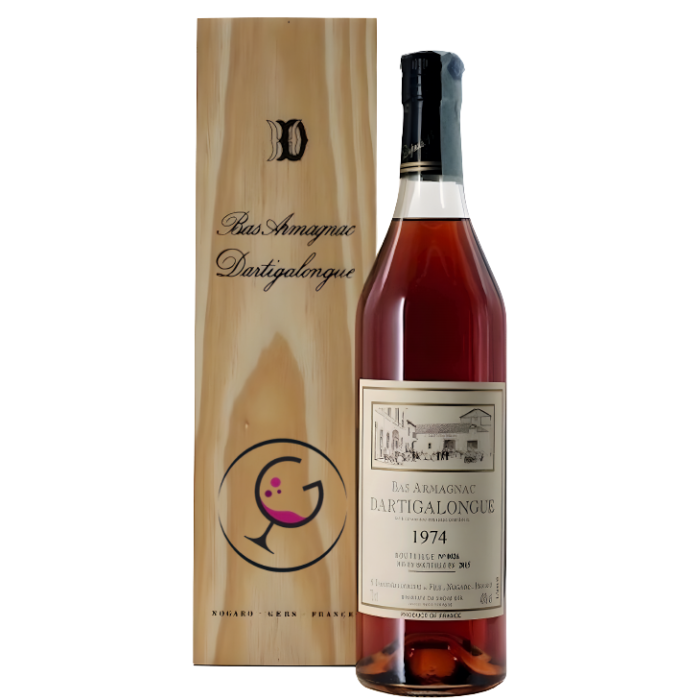 BAS ARMAGNAC DARTIGALONGUE MILL.1974 40% CL.70 LEGNO