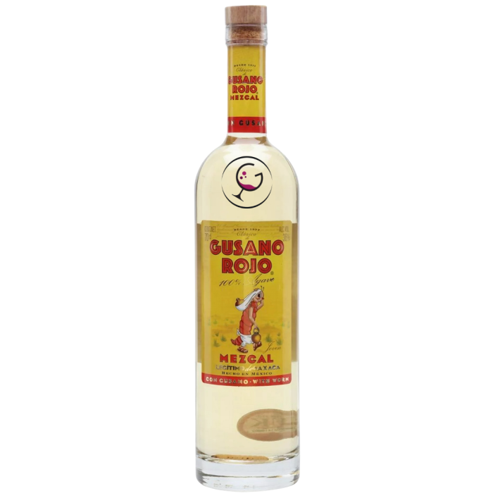 MEZCAL GUSANO ROJO 38% CL.70