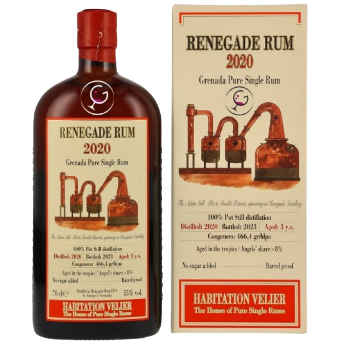 RHUM HABIT.RENEGADE GRENADA PURE S.2020 3Y 55% CL.70 GB