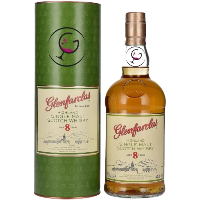 WHISKY GLENFARCLAS 10Y HIGHLAND SINGLE MALT - 40% CL.70 TUBO