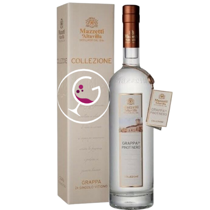 GRAPPA MAZZETTI PINOT NERO BIANCA 43% CL.70 Collezione