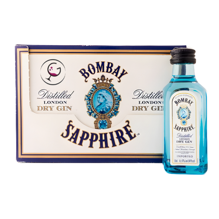 GIN mignon BOMBAY SAPPHIRE 40% ML.50x12pz VP