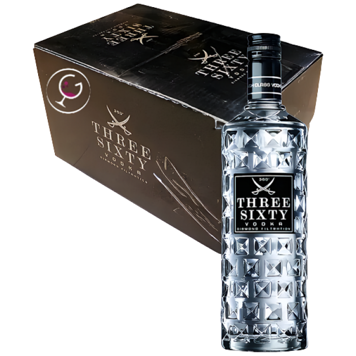 VODKA mignon THREE SIXTY 37,5% ML.50x24 VP