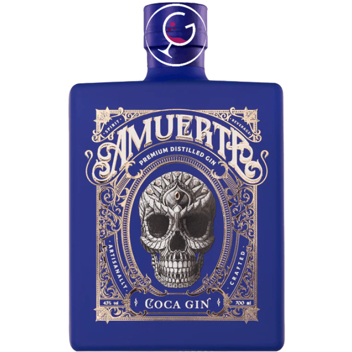 Gin "Coca Leaf Blue" by Amurte - 43%vol 70cl