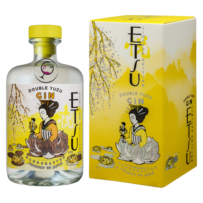 GIN ETSU DOUBLE YUZU 43% CL.70 GB