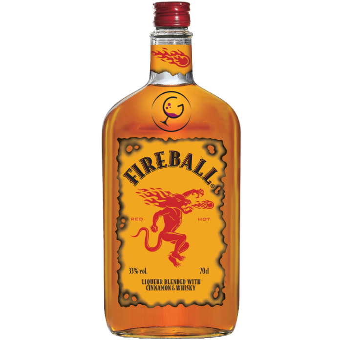 FIREBALL CINNAMON WHISKY LIQUEUR 33% CL.70