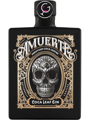 Gin "Coca Leaf Black" by Amurte - 43%vol 70cl