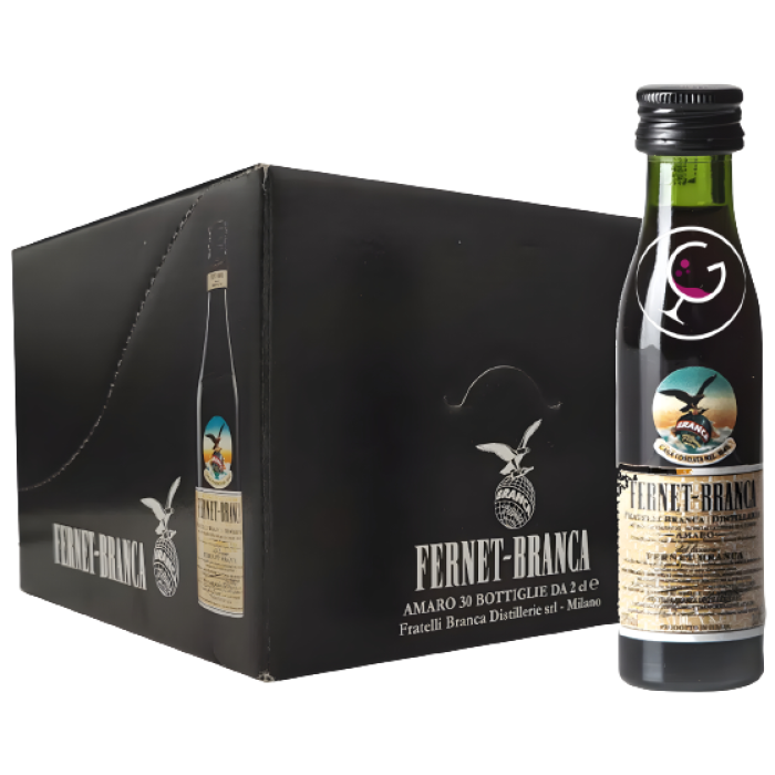 FERNET mignon BRANCA 39% ML.20x30pz VP