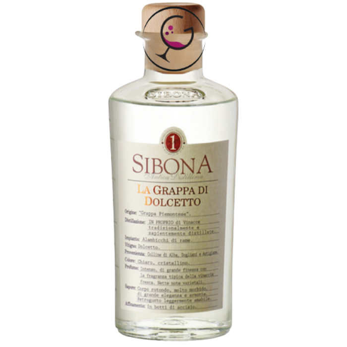 GRAPPA SIBONA DOLCETTO 40% CL.50