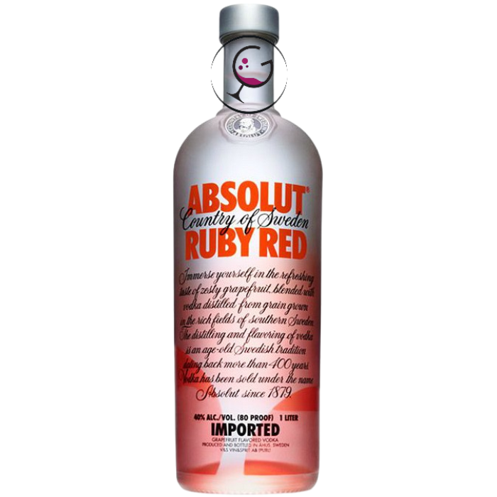 VODKA ABSOLUT RUBY RED 40% LT.1