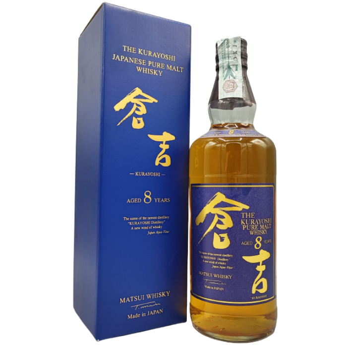 WHISKY KURAYOSHI PURE MALT 8Y 43% CL.70 GB