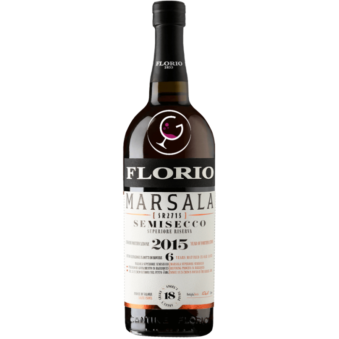 MARSALA FLORIO SEMISECCO SUP.RIS.2015 6Y CL.75