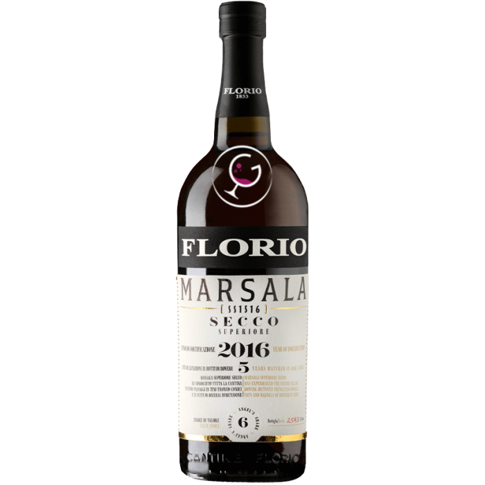 MARSALA FLORIO SECCO SUPERIORE 2016 5Y CL.75