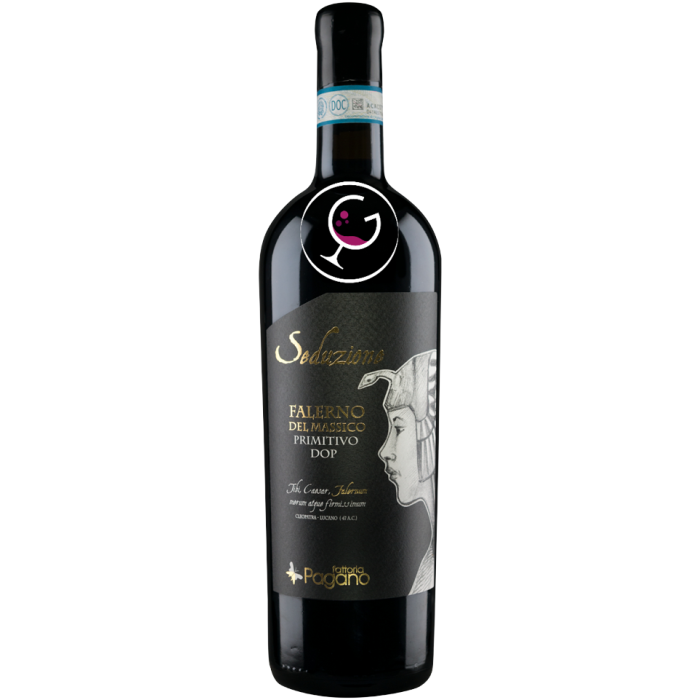 FATT.PAGANO FALERNO MASSICO DOP PRIMITIVO "SEDUZIONE" 2019 CL.75 #