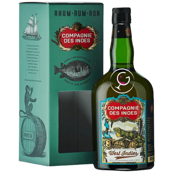 RHUM COMP.DES INDES BLEND 8Y WEST INDIES 40% CL.70