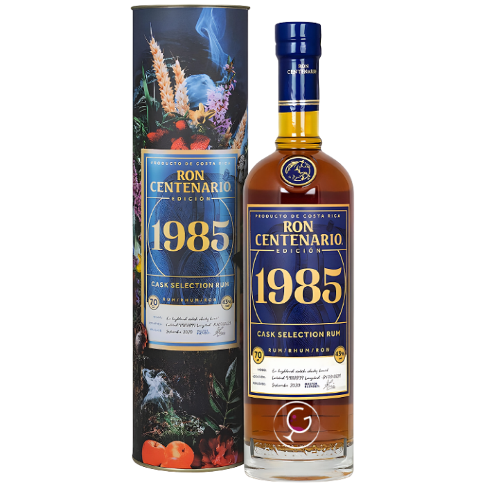 RHUM CENTENARIO 1985 SECOND BATCH 43% CL.70