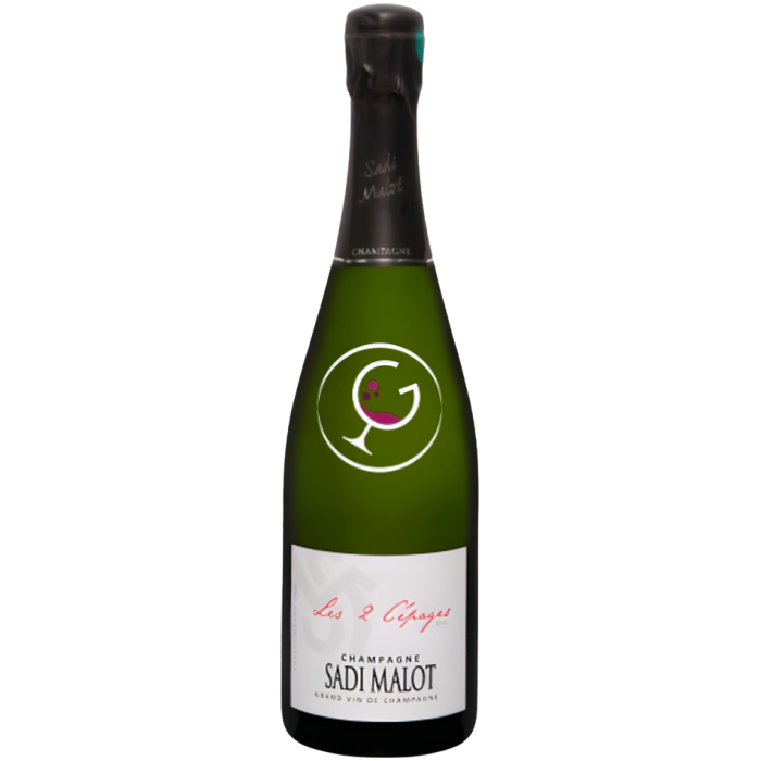 CHAMPAGNE SADI MALOT LES DEUX CEPAGES CL.75