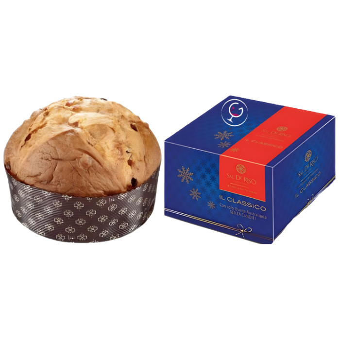 SAL DE RISO PANETTONE IL CLASSICO SOLO UVETTA KG.1