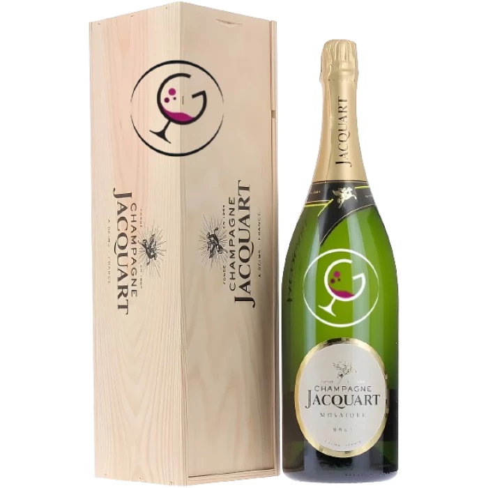 CHAMPAGNE jerob JACQUART BRUT MOSAIQUE LT.3 LEGNO