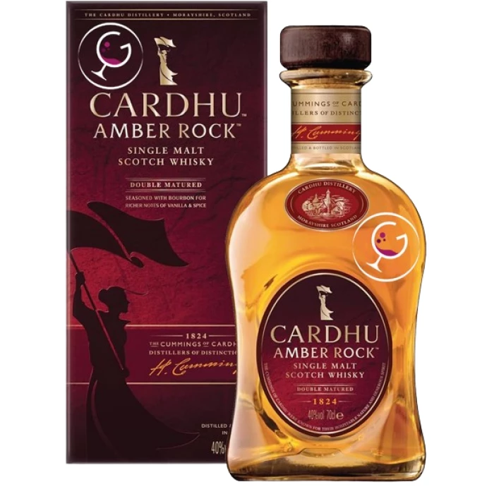 Whisky Cardhu Single Malt "Amber Rock" 40% 70cl - Giftbox