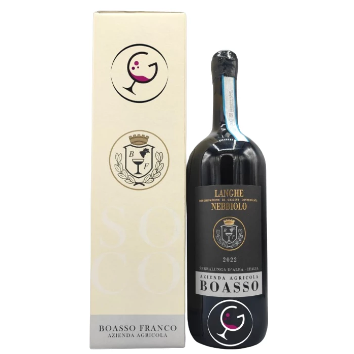 Langhe DOC Nebbiolo Magnum - Franco Boasso -GIFTBOX-