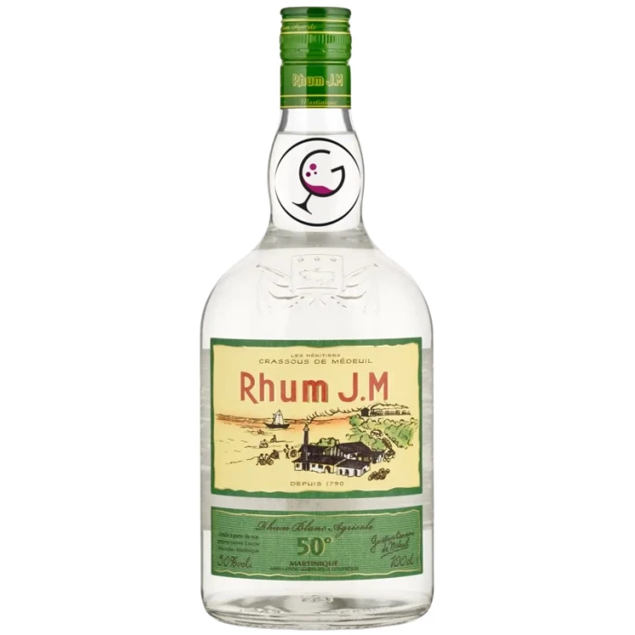 RHUM J.M AGRICOLE BLANC 50% LT.1