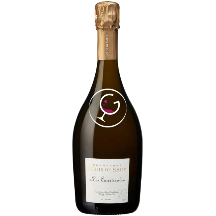 CHAMPAGNE LOUIS DE SACY ZERO DOSAGE LES COURTISOL DU FUT 2018 CL.75 ##