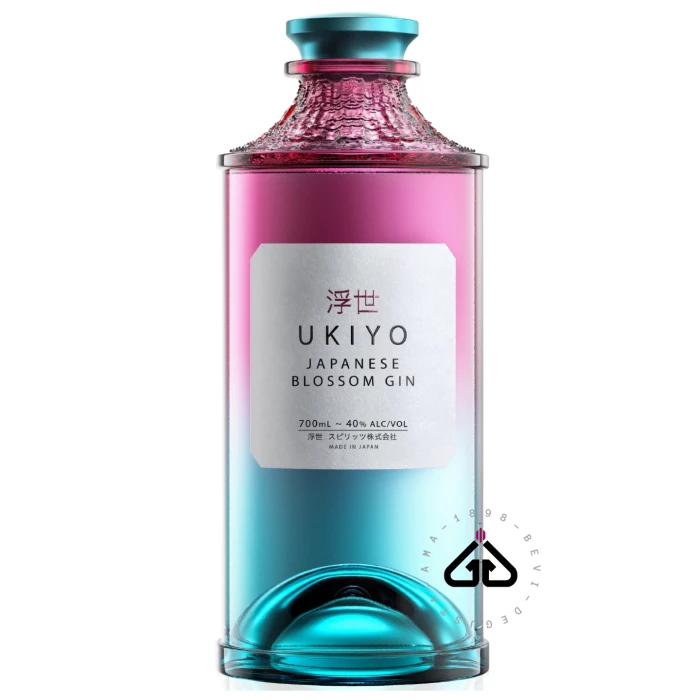 Gin "Japanese Blossom" by Ukiyo Spirits - 40%vol