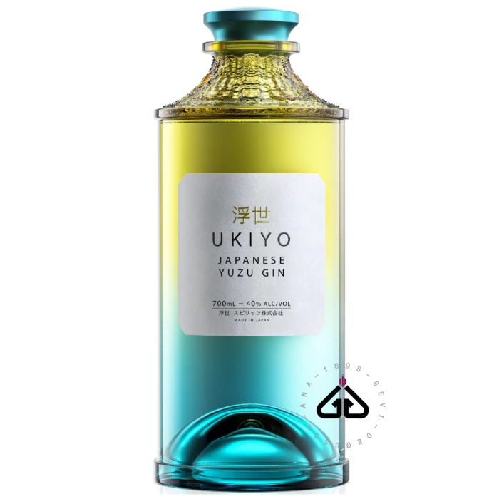 Gin "Japanese Yuzu" by Ukiyo Spirits - 40%vol