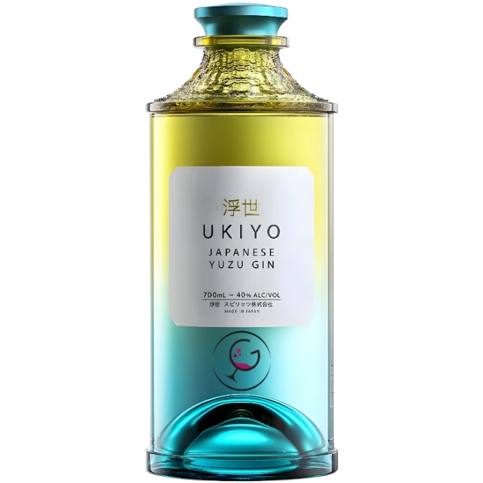 Gin "Japanese Yuzu" by Ukiyo Spirits - 40%vol