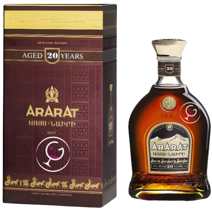 Brandy Ararat "Nairi" 20y - 40%vol 70cl -GIFTBOX-