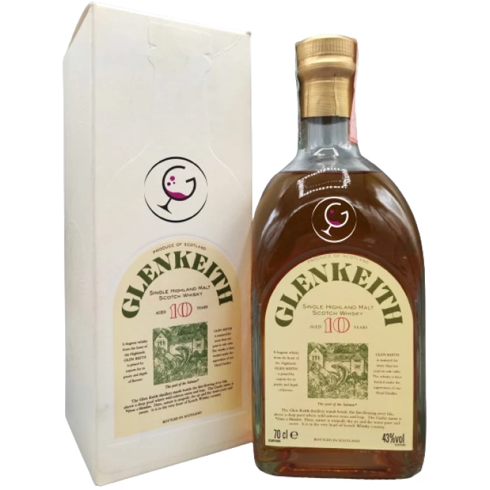 WHISKY GLEN KEITH 10Y HIGHLAND SINGLE MALT - 43% 70CL -GB-