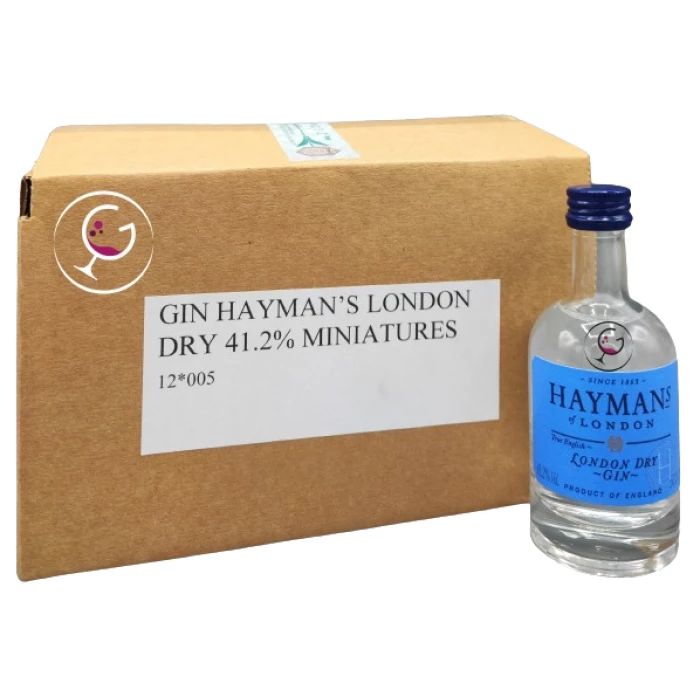 GIN mignon HAYMAN'S LONDON DRY 41,2% ML.50x12pz VP