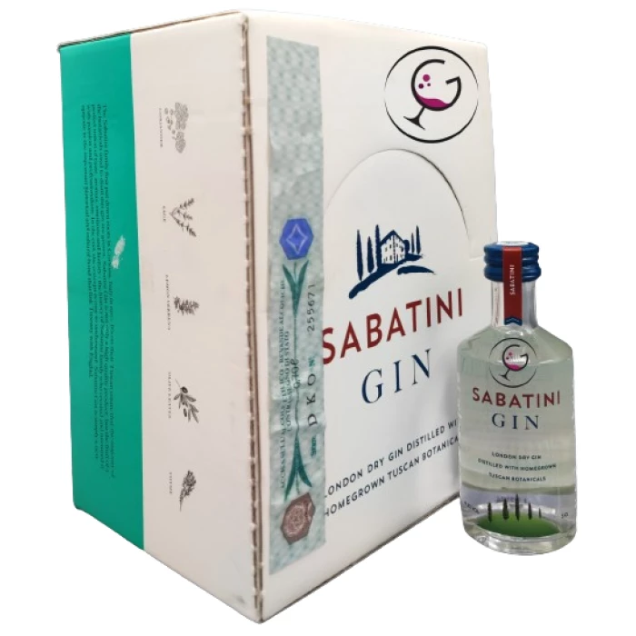 GIN mignon SABATINI 41,3% ML.50x12pz VP